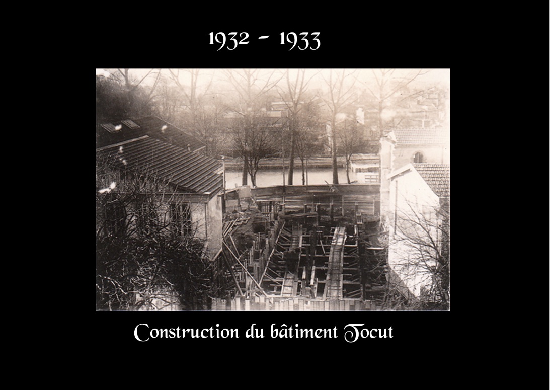 Construction d'un bâtiment en 1932-33