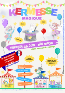 Affiche Kermesse et Foot 2026